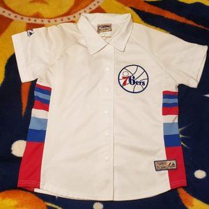 76ers button up